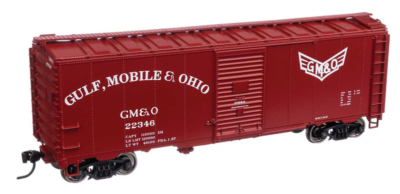 Walthers Mainline 910-1360 HO Scale 40' AAR 1944 Boxcar Gulf Mobile & Ohio GM&O 22346
