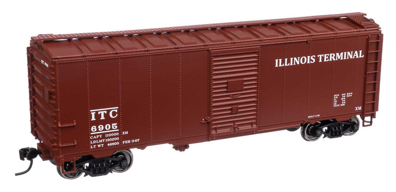 Walthers Mainline 910-1362 HO Scale 40' AAR 1944 Boxcar Illinois Terminal ITC 6905