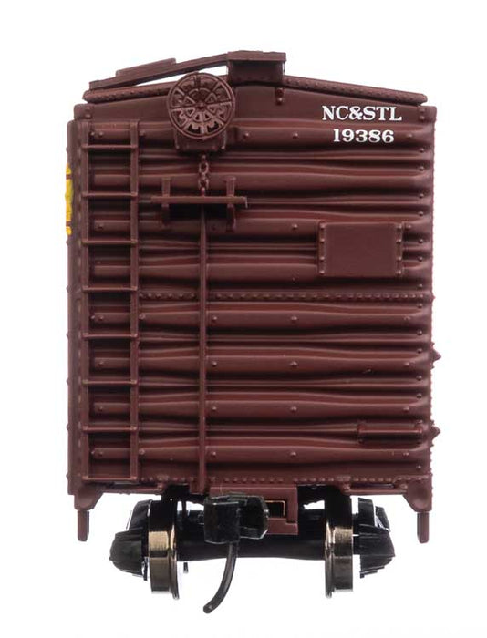 Walthers Mainline 910-1364 HO Scale 40' AAR 1944 Boxcar NC&StL 19386