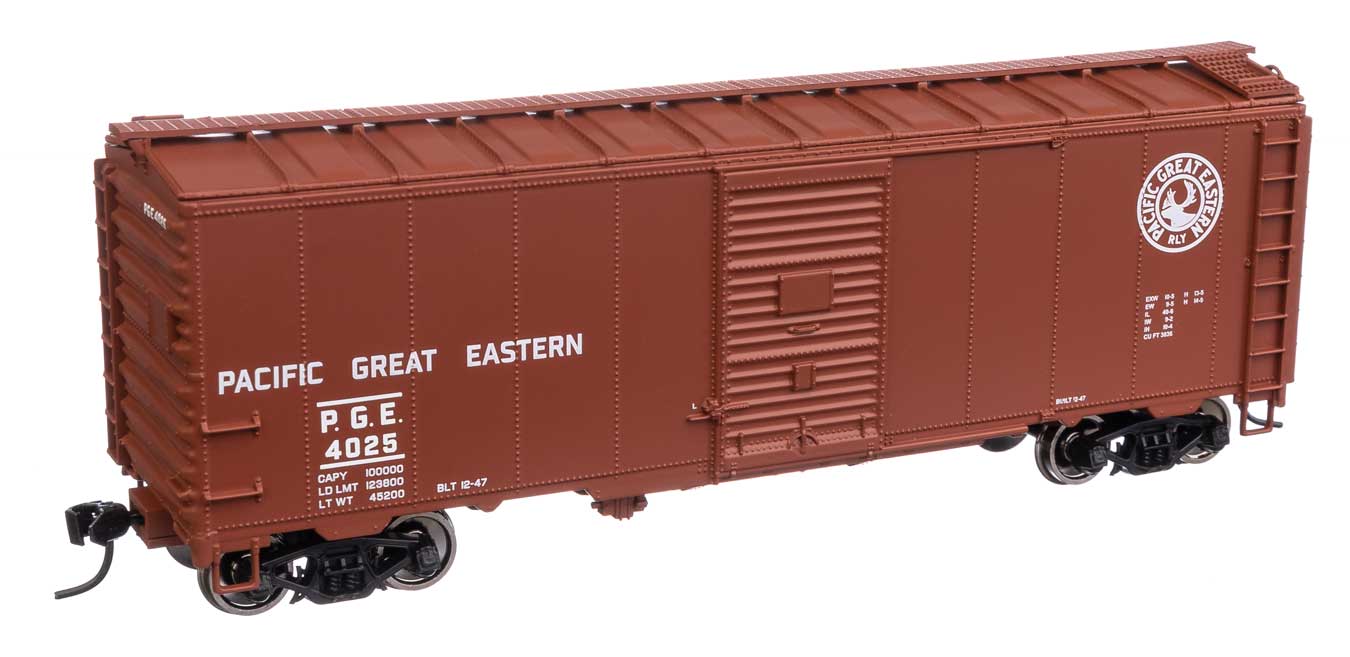 Walthers Mainline 910-1368 HO Scale 40' AAR 1944 Boxcar Pacific Great Eastern PGE 4025