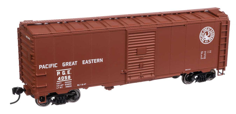 Walthers Mainline 910-1369 HO Scale 40' AAR 1944 Boxcar Pacific Great Eastern PGE 4058