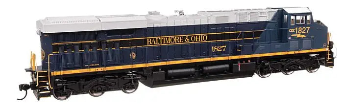 Walthers Mainline 910-20225 HO Scale GE ES44AC GEVO Diesel CSX 1827 (Baltimore & Ohio Heritage) DCC Sound