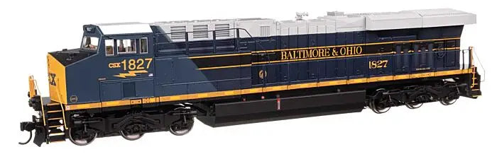 Walthers Mainline 910-20225 HO Scale GE ES44AC GEVO Diesel CSX 1827 (Baltimore & Ohio Heritage) DCC Sound
