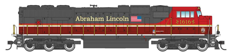 Walthers Mainline 910-21034 HO Scale EMD SD70M Union Pacific "Abraham Lincoln" UP 1616 - DCC Sound
