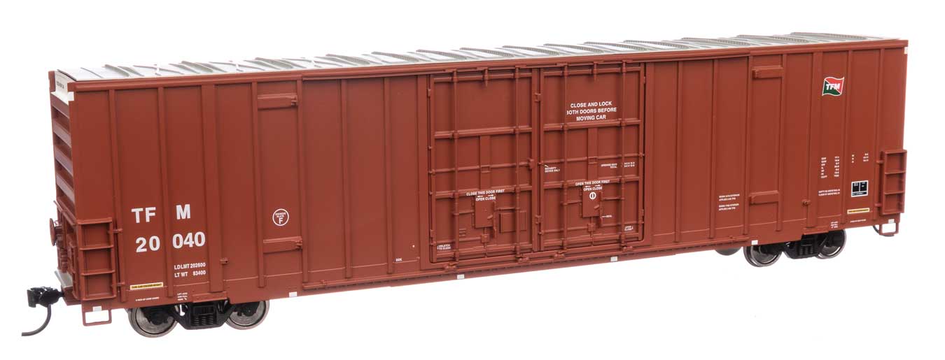 Walthers Mainline 910-3035 HO Scale 60' High Cube Boxcar Transportacion Ferroviaria Mexicana TFM 20040