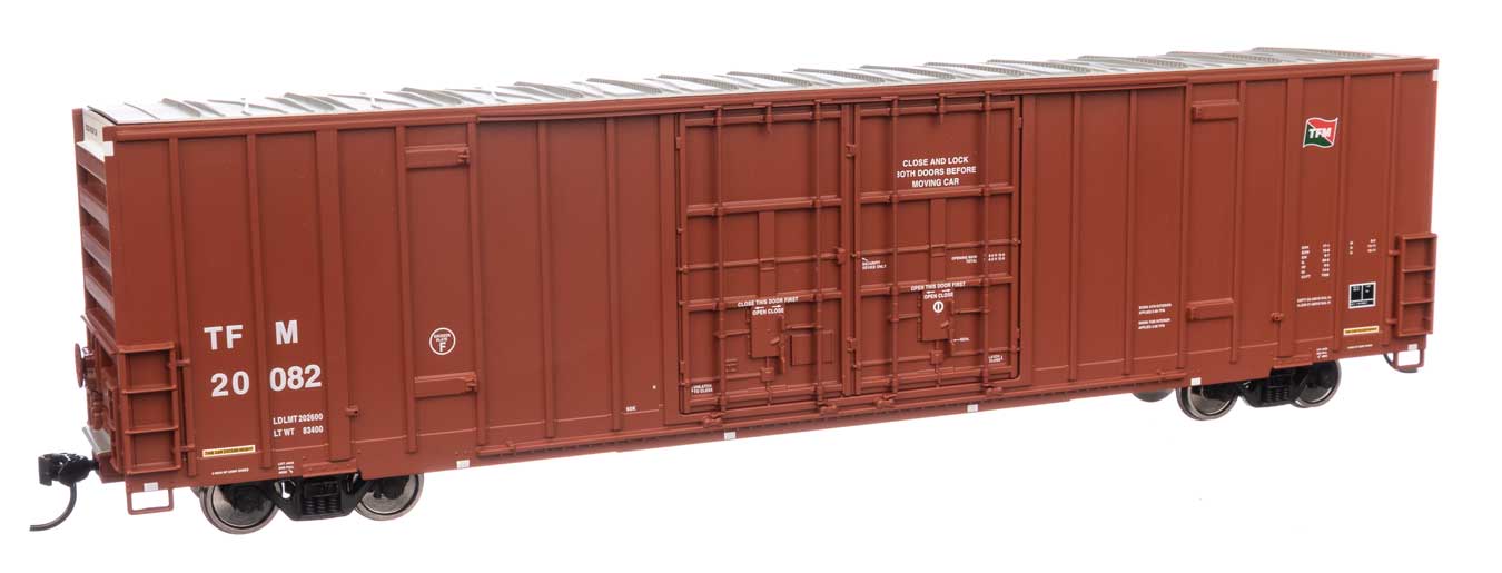 Walthers Mainline 910-3037 HO Scale 60' High Cube Boxcar Transportacion Ferroviaria Mexicana TFM 20082