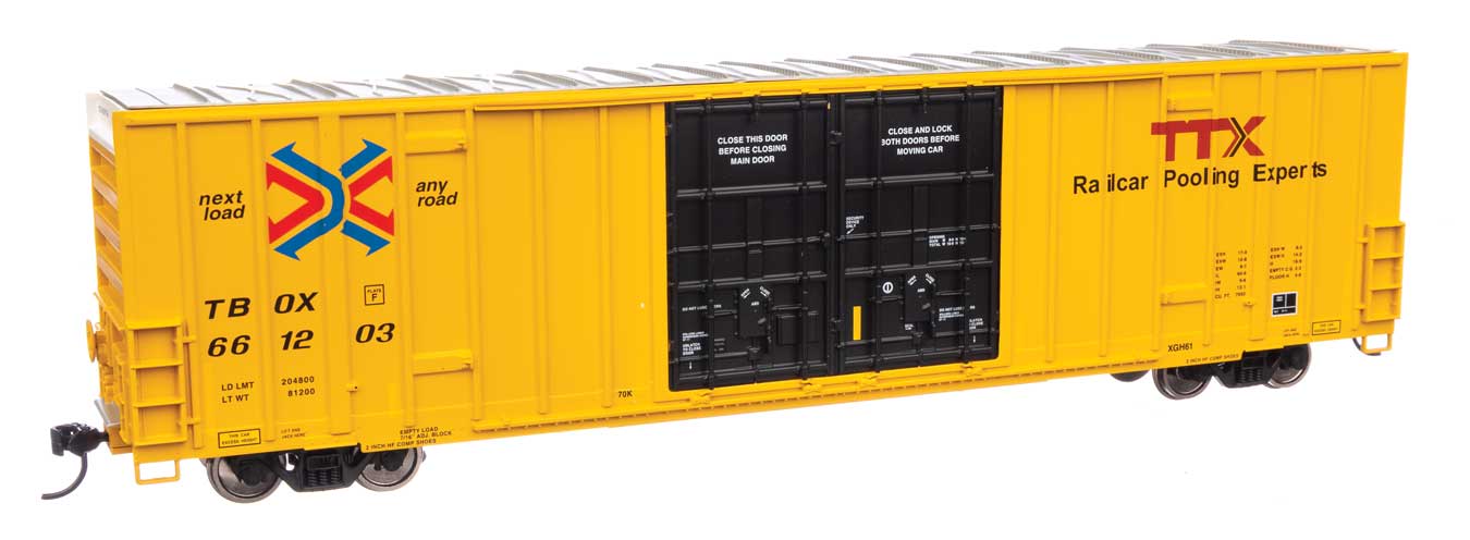 Walthers Mainline 910-3042 HO Scale 60' High Cube Boxcar TTX TBOX 661203