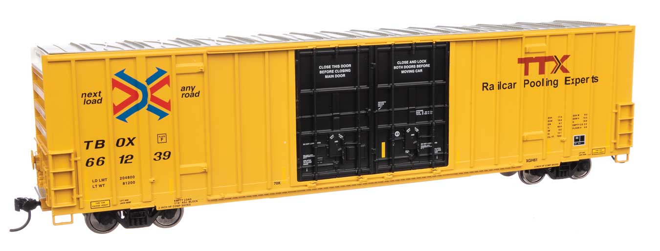 Walthers Mainline 910-3043 HO Scale 60' High Cube Boxcar TTX TBOX 661239