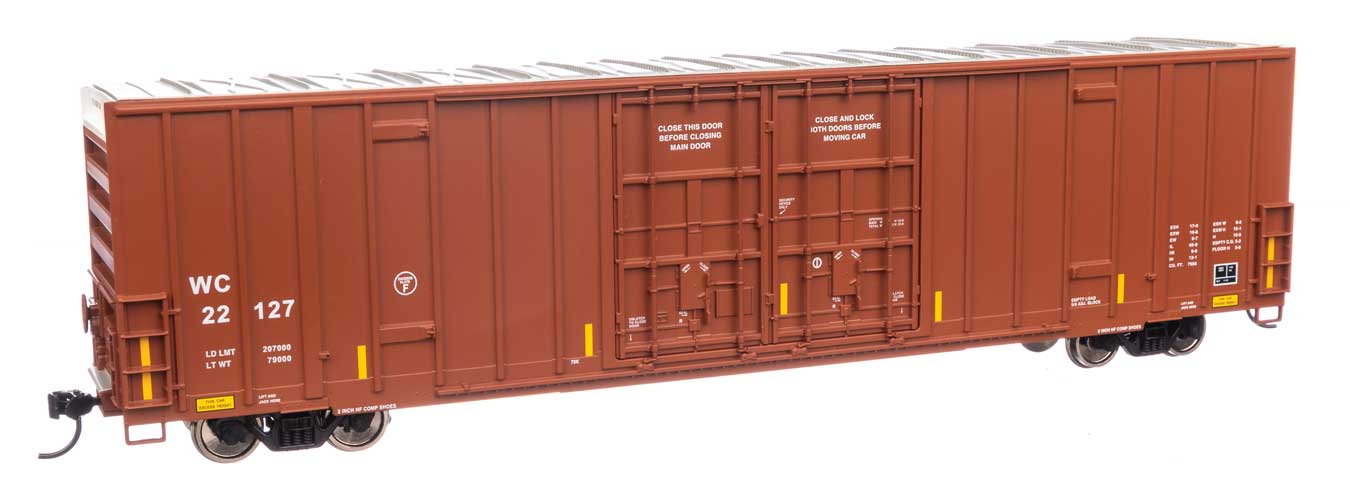 Walthers Mainline 910-3050 HO Scale 60' High Cube Boxcar Wisconsin Central WC 22127