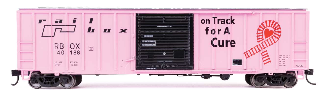 Walthers Mainline 910-3826 HO Scale 50' Exterior-Post Boxcar Rail Box 'Cure' RBOX 40188