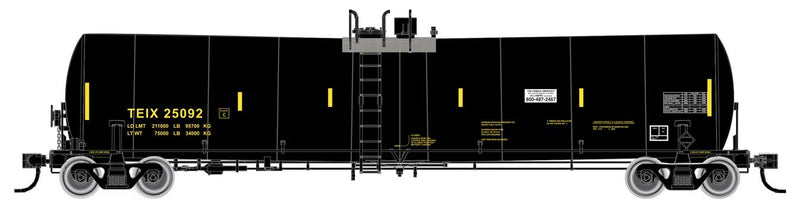 Walthers Mainline 910-48219 HO Scale Trinity 25,000 Gal Tank Car TEIX 25092