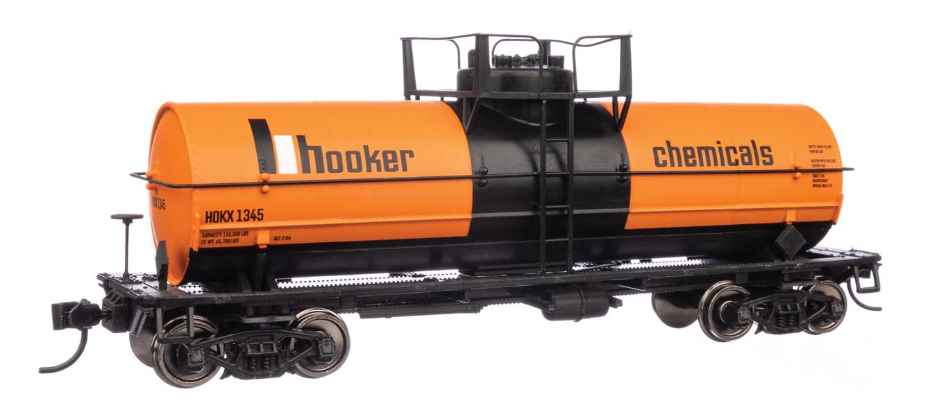 Walthers Mainline 910-48413 HO Scale 36' Large Dome Tank Car Hooker Chemicals HOKX 1345