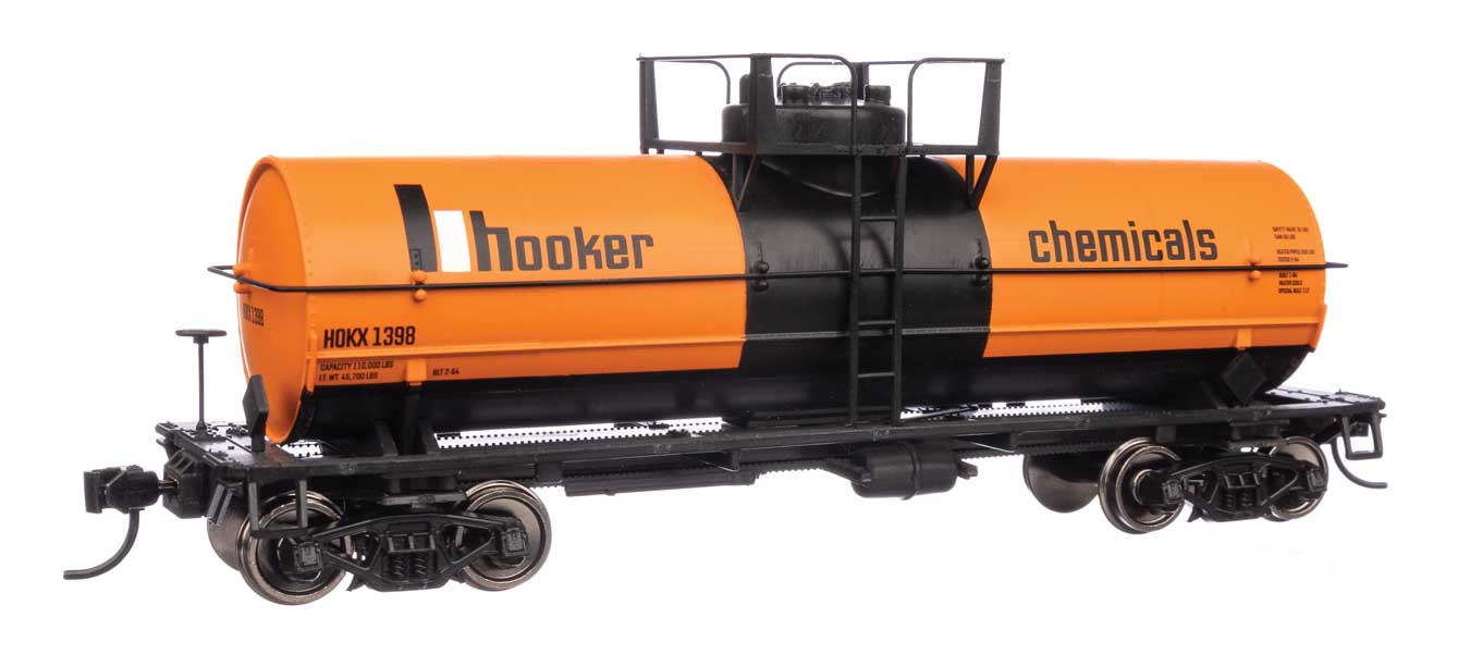 Walthers Mainline 910-48415 HO Scale 36' Large Dome Tank Car Hooker Chemicals HOKX 1398