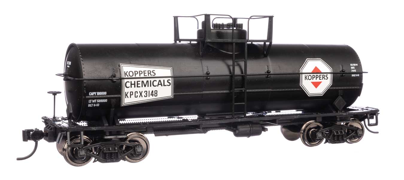 Walthers Mainline 910-48417 HO Scale 36' Large Dome Tank Car Koppers KPCX 3148
