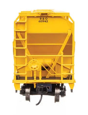 Walthers Mainline 910-49204 HO Scale ACF 5250 4-Bay Centerflow Covered Hopper Chessie System B&O 601942