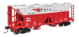 Walthers Mainline 910-49718 HO Scale ACF 1958 Cu Ft Covered Hopper Halliburton HWCX 40909