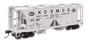 Walthers Mainline 910-49720 HO Scale ACF 1958 Cu Ft Covered Hopper Kosmos Cement KSMX 101