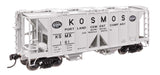Walthers Mainline 910-49720 HO Scale ACF 1958 Cu Ft Covered Hopper Kosmos Cement KSMX 101