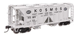 Walthers Mainline 910-49721 HO Scale ACF 1958 Cu Ft Covered Hopper Kosmos Cement KSMX 105