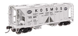 Walthers Mainline 910-49722 HO Scale ACF 1958 Cu Ft Covered Hopper Kosmos Cement KSMX 110