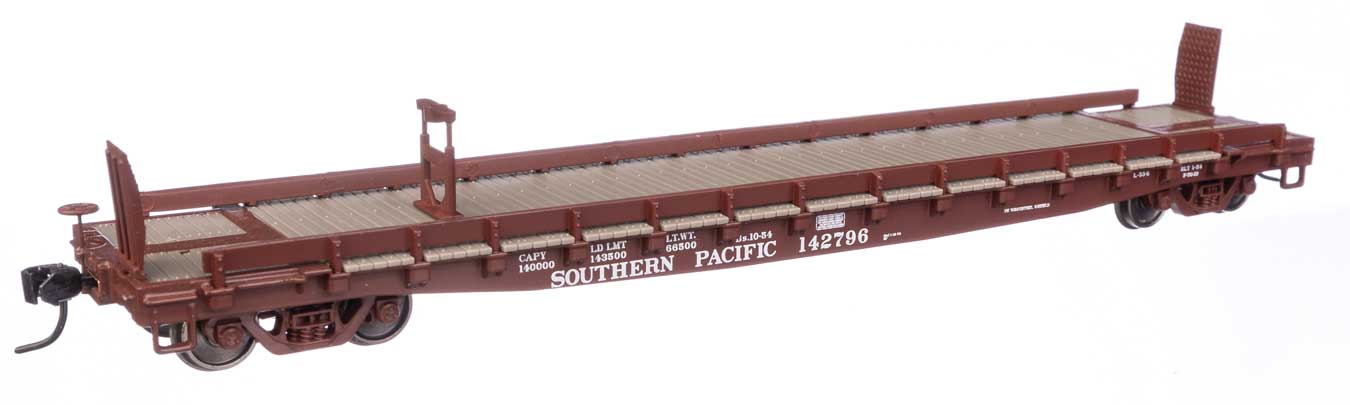 Walthers Mainline 910-50512 HO Scale 53' GSC Flatcar Southern Pacific SP 142796