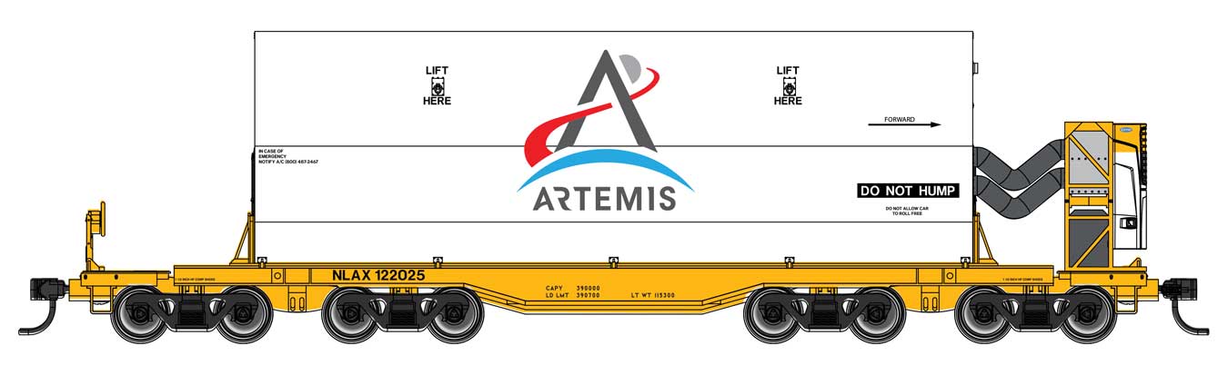 Walthers Mainline 910-51008 HO Scale Rocket Train Booster Car with Refrigeration Unit Artemis NLAX 122025