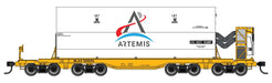 Walthers Mainline 910-51008 HO Scale Rocket Train Booster Car with Refrigeration Unit Artemis NLAX 122025