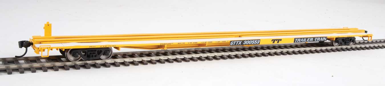Walthers Mainline 910-5521 HO Scale G85 85' Flatcar Trailer Train GTTX 300553