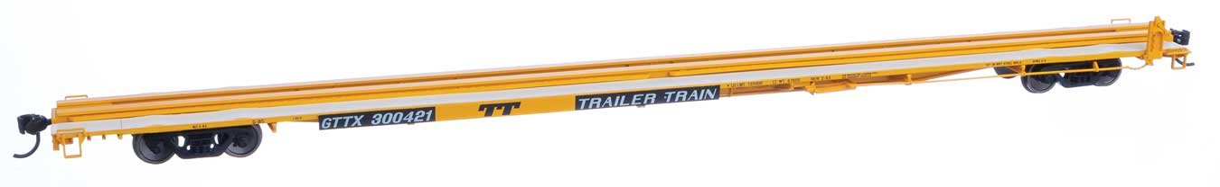 Walthers Mainline 910-5555 HO Scale G85 85' Flatcar Trailer Train GTTX 300421