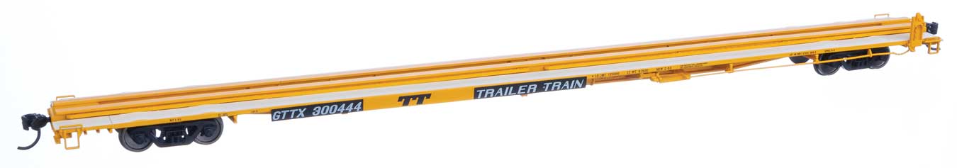 Walthers Mainline 910-5556 HO Scale G85 85' Flatcar Trailer Train GTTX 300444