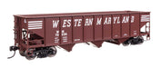 Walthers Mainline 910-56758 HO Scale 70-Ton AAR 3-Bay Open Hopper Western Maryland WM 70036