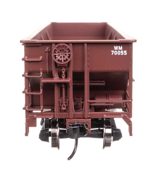 Walthers Mainline 910-56759 HO Scale 70-Ton AAR 3-Bay Open Hopper Western Maryland WM 70055