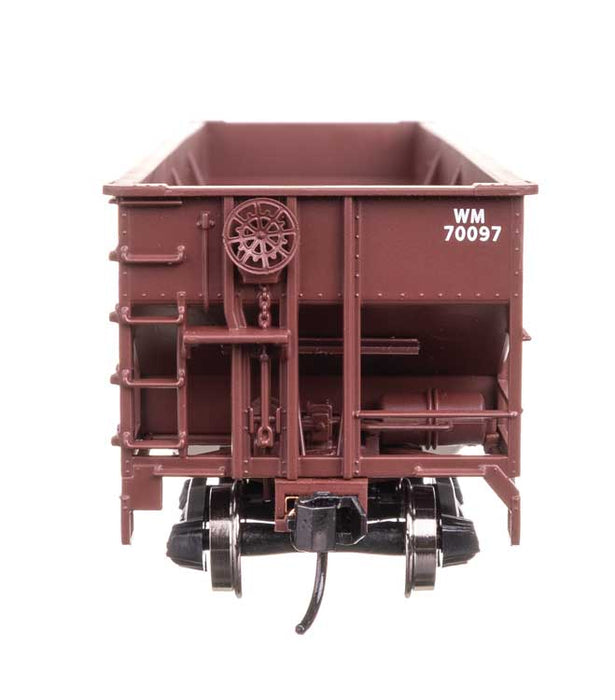 Walthers Mainline 910-56760 HO Scale 70-Ton AAR 3-Bay Open Hopper Western Maryland WM 70097
