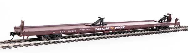 Walthers Mainline 910-5714 HO Scale 89' Channel Side Flatcar Trailer Train TTX 150122