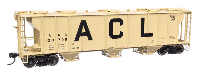 Walthers Mainline 910-7040 HO Scale PS-2 2893 3 Bay Covered Hopper Atlantic Coast Line ACL 120708