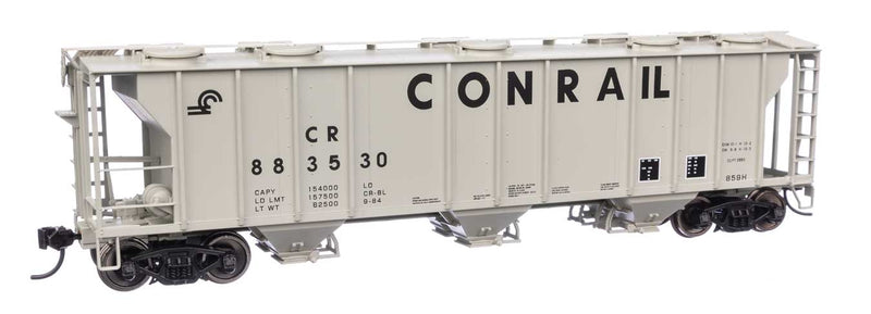 Walthers Mainline 910-7049 HO Scale PS-2 2893 3 Bay Covered Hopper Conrail CR 883530