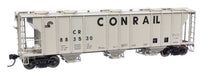 Walthers Mainline 910-7049 HO Scale PS-2 2893 3 Bay Covered Hopper Conrail CR 883530
