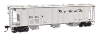 Walthers Mainline 910-7054 HO Scale PS-2 2893 3 Bay Covered Hopper Rio Grande D&RGW 18203