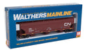 Walthers Mainline 910-7689 HO Scale 60' NSC 5150 3 Bay Covered Hopper CN/NOKL 853026