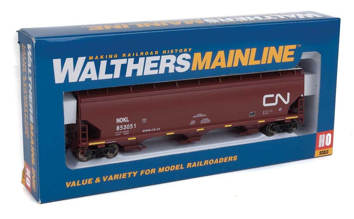 Walthers Mainline 910-7691 HO Scale 60' NSC 5150 3 Bay Covered Hopper CN/NOKL 853051