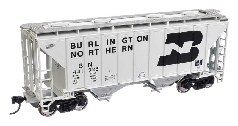 Walthers Mainline 910-7976 HO Scale 37' 2980 Cu-Ft 2-Bay Hopper Burlington Northern BN 441325