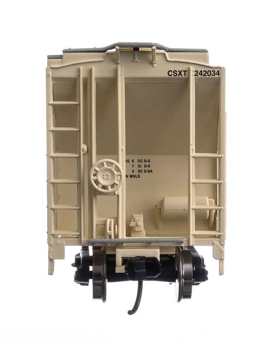 Walthers Mainline 910-7979 HO Scale 37' 2980 Cu-Ft 2-Bay Hopper CSX 242034