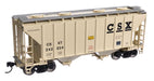 Walthers Mainline 910-7979 HO Scale 37' 2980 Cu-Ft 2-Bay Hopper CSX 242034