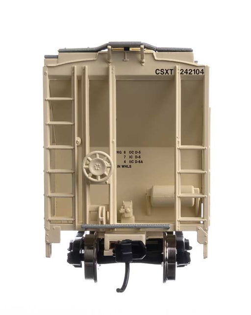 Walthers Mainline 910-7980 HO Scale 37' 2980 Cu-Ft 2-Bay Hopper CSX 242104