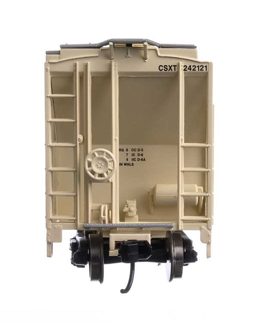 Walthers Mainline 910-7981 HO Scale 37' 2980 Cu-Ft 2-Bay Hopper CSX 242121