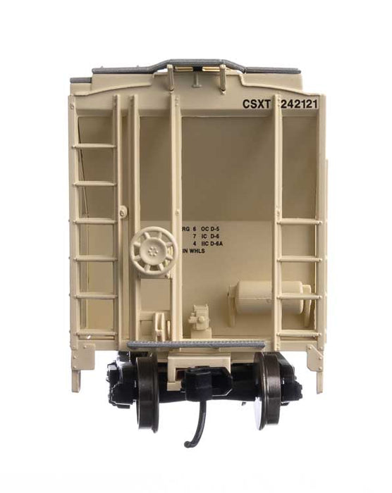 Walthers Mainline 910-7981 HO Scale 37' 2980 Cu-Ft 2-Bay Hopper CSX 242121