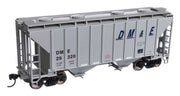 Walthers Mainline 910-7985 HO Scale 37' 2980 Cu-Ft 2-Bay Hopper DM&E 29320