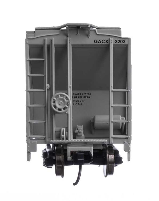 Walthers Mainline 910-7986 HO Scale 37' 2980 Cu-Ft 2-Bay Hopper GATX Corporation GACX 3203