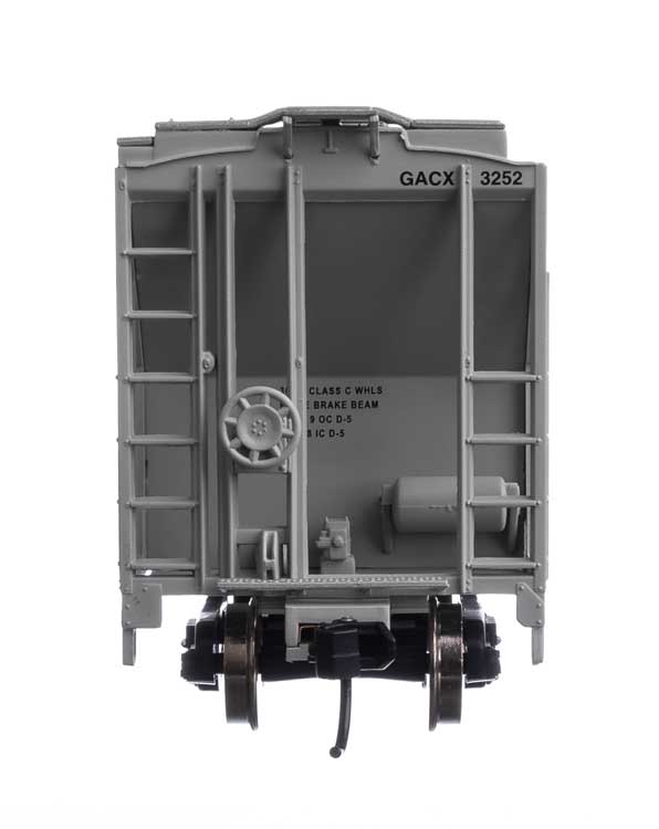 Walthers Mainline 910-7987 HO Scale 37' 2980 Cu-Ft 2-Bay Hopper GATX Corporation GACX 3252