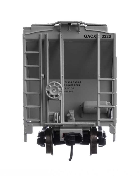 Walthers Mainline 910-7988 HO Scale 37' 2980 Cu-Ft 2-Bay Hopper GATX Corporation GACX 3320